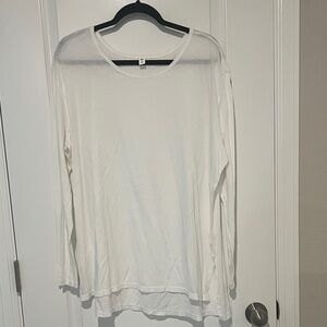 bp White Crewneck Tissue Tee